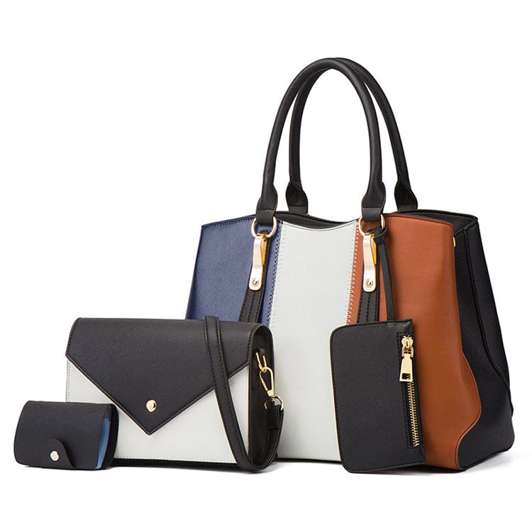 EG201 Wholesale fashion designer 4pcs hand bags ladies handbags 4 pcs sets for women 2022