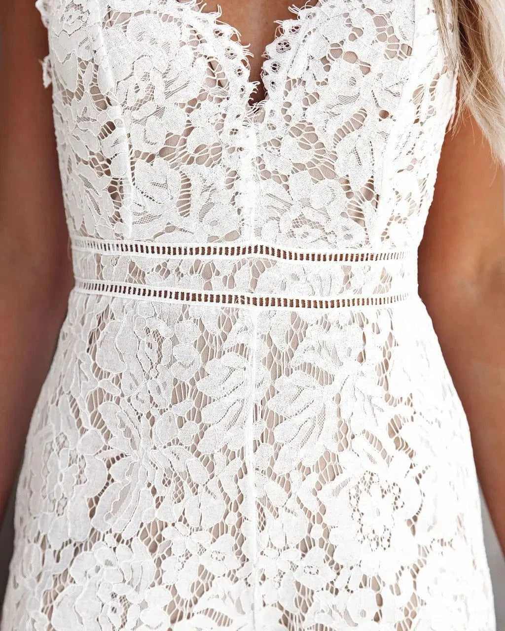 Elegant Woman Jumpsuit Summer V Neck Sexy Ladies Lace Rompers Casual Sling Long Trousers Office Lady Overalls Female Jumpsuits