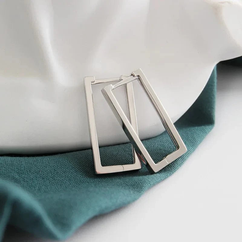 ET293 Silver fashion jewelry 925 silver earrings jewelry 18K gold plated sterling silver  hoop earrings for women