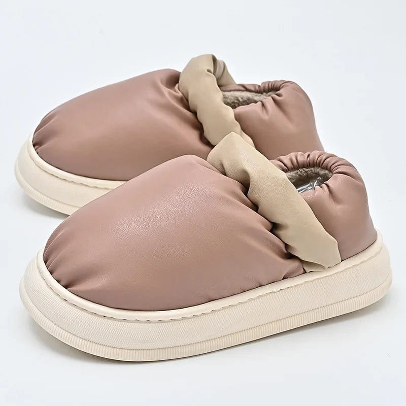 EU 40-41=US 9-10 / Pink IDOIT Winter 2023 Women Boots Platform Shoes for Female Platform Flat Heels Retro Mixed Colors Warm Furry Couple Snow Boot