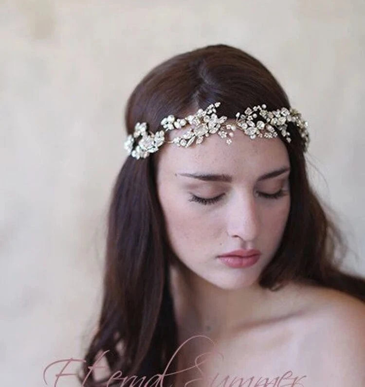 European Bridal Head Buckle Baroque Crown Exterior Catwalk Tiara Accessories