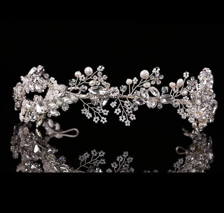 European Bridal Head Buckle Baroque Crown Exterior Catwalk Tiara Accessories