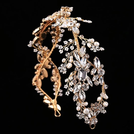 European Bridal Head Buckle Baroque Crown Exterior Catwalk Tiara Accessories
