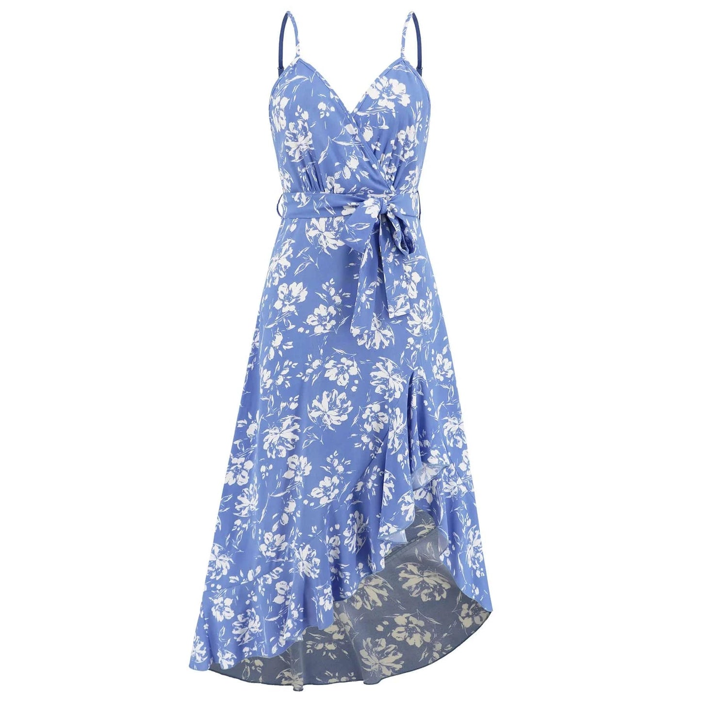 expensive high quality bohemian seaside beach sun dress woman chiffon floral print vacation sleeveless dress  for women modest