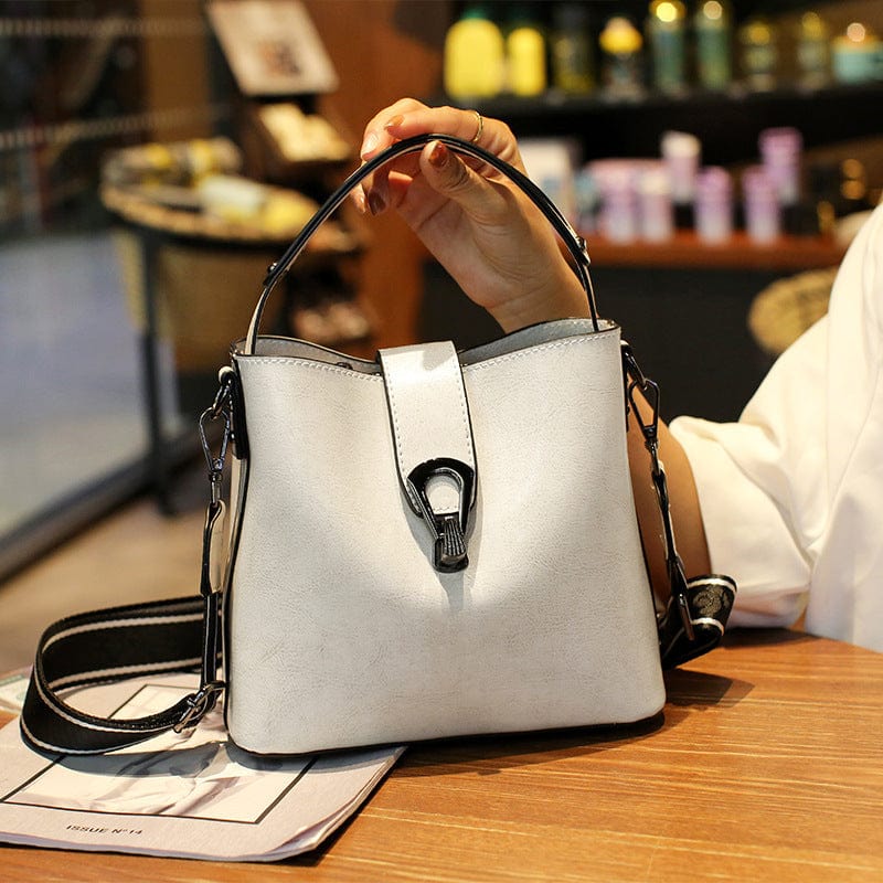 F127-1 Custom Logo Womens Handbags And Purses New Design Long Strap PU Leather Designer Handbag Soft Tote Bags
