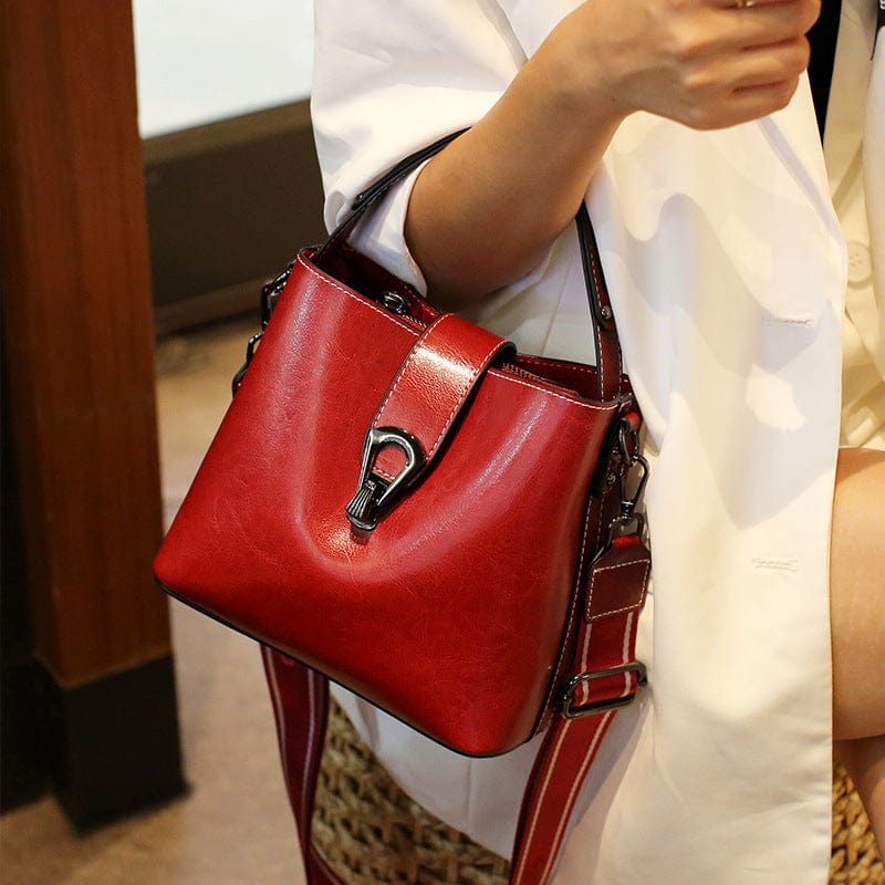F127-5 Custom Logo Womens Handbags And Purses New Design Long Strap PU Leather Designer Handbag Soft Tote Bags