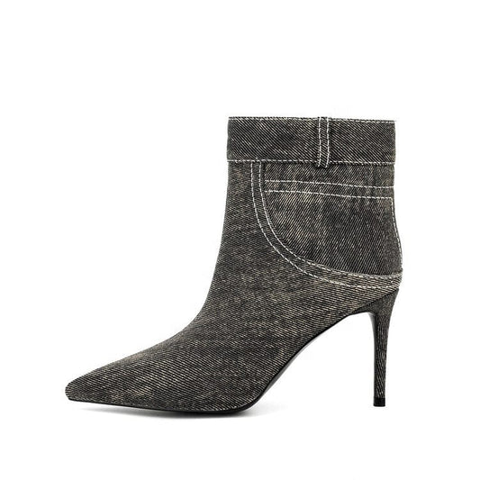 Factory Direct Custom 2023 Women Shoes Ladies Sexy Stiletto Cowboy Boots Western Cowboy Safety Boots