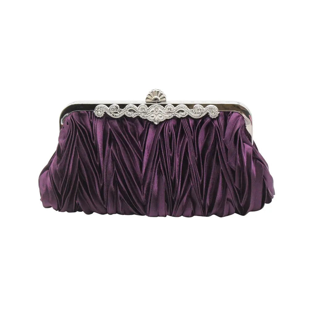 Factory Direct Supply 2022 Fashion Bridesmaid Sweet Lady Fold Cheongsam Clutch Evening Party Bag