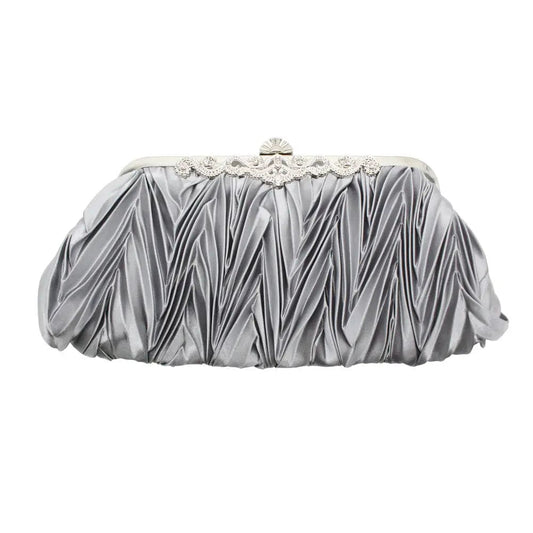 Factory Direct Supply 2022 Fashion Bridesmaid Sweet Lady Fold Cheongsam Clutch Evening Party Bag