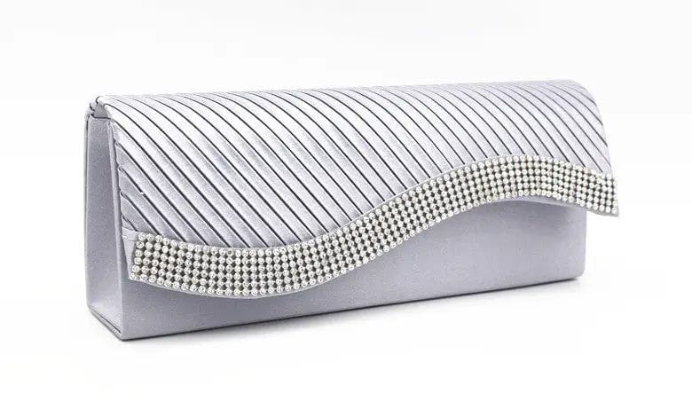 Factory Direct Supply Spot European And American Fashion Pleated Women's Clutches Dinner Envelope Evening Bags