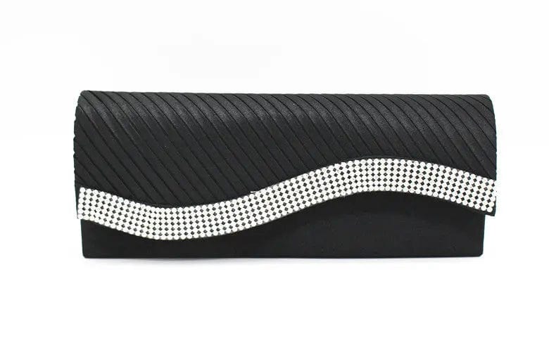 Factory Direct Supply Spot European And American Fashion Pleated Women's Clutches Dinner Envelope Evening Bags