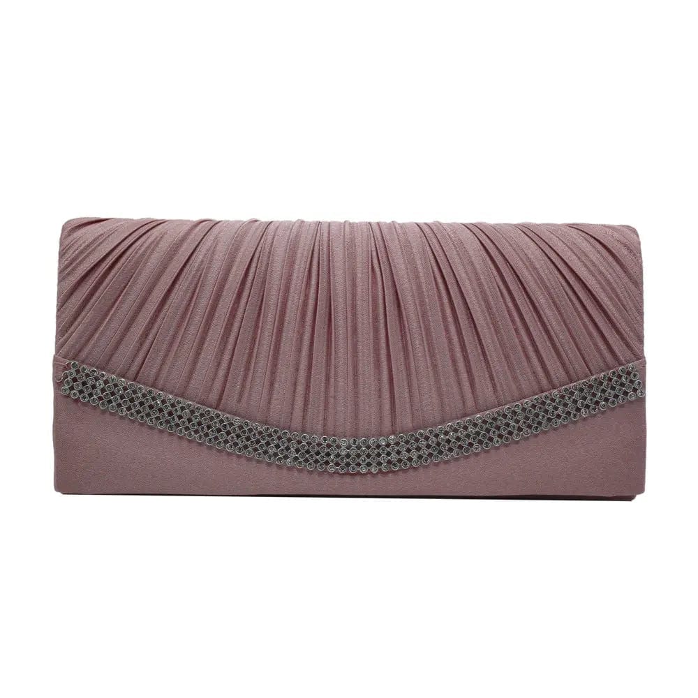 Factory Direct Supply Spot Pu Color Satin Cloth Matching Ladies Clutch Large Capacity All-match Dinner Evening Bag