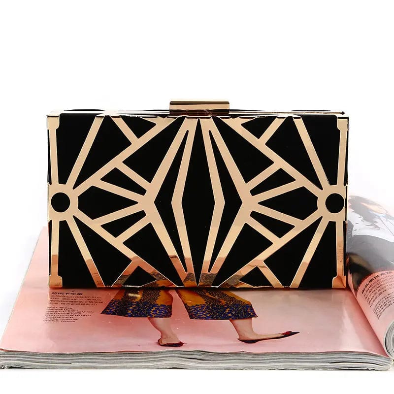 Factory direct wholesale brand new fashion evening bag velour fabric metal mesh frame clutch for women party prom banquet