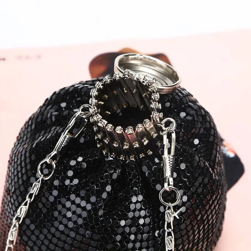 Factory direct wholesale classic aluminium sheet handbags brand new coin purse small messenger bag for women party prom banquet