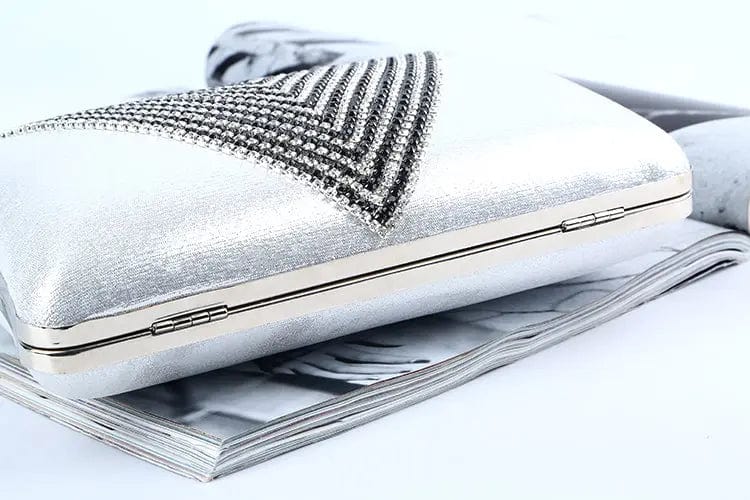 Factory direct wholesale handmade classic crystal clutch evening bag large space ladies clutches for party prom banquet wedding