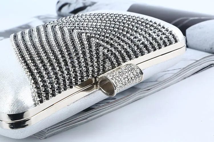 Factory direct wholesale handmade classic crystal clutch evening bag large space ladies clutches for party prom banquet wedding