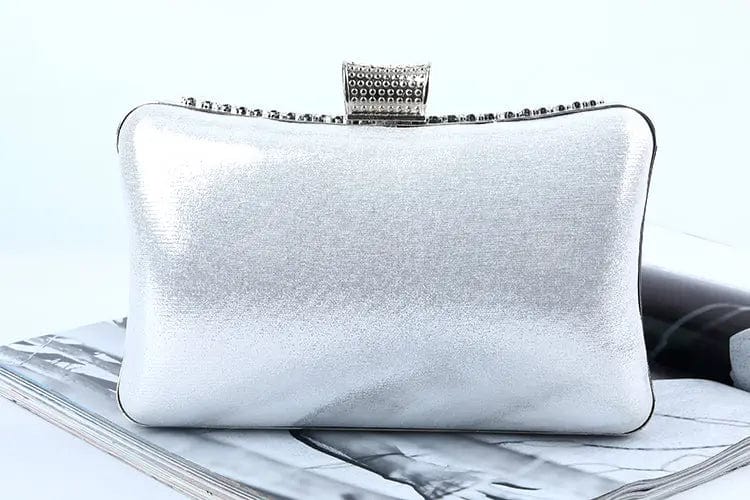 Factory direct wholesale handmade classic crystal clutch evening bag large space ladies clutches for party prom banquet wedding