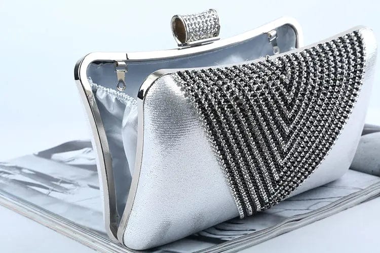 Factory direct wholesale handmade classic crystal clutch evening bag large space ladies clutches for party prom banquet wedding