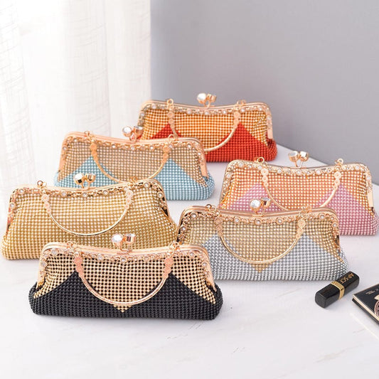 Factory Fashion diagonal span 2023 new party wedding messenger lay purse crystal evening clutch bags