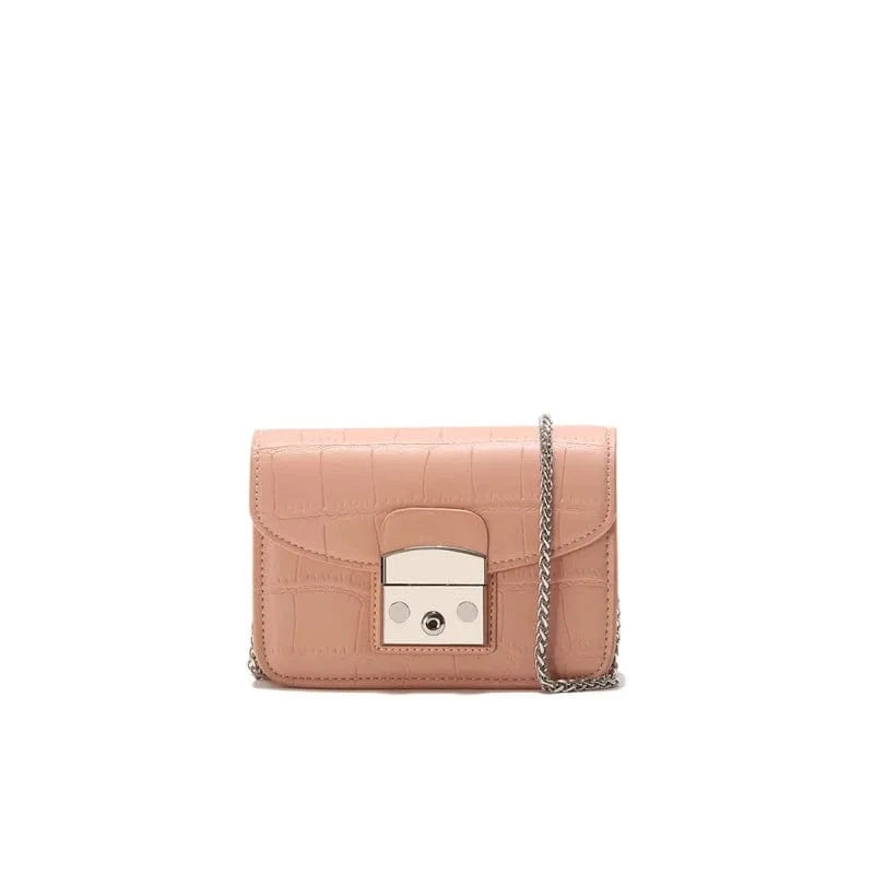 Factory new beautiful handbags women white ladies sling bag PU pink  2023 trending products handbags