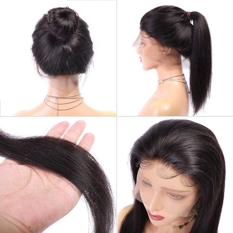 Factory Price Wholesale Price 8A Unprocessed Cuticle Aligned Human Hair Lace Frontal Wig 360 Virgin Full Lace Wigs
