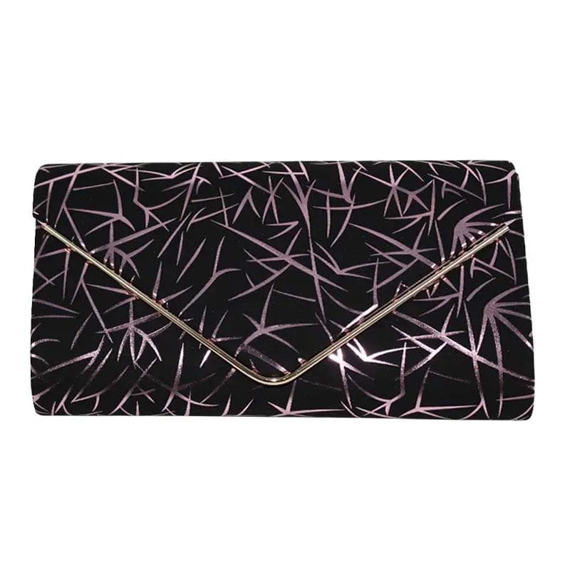 Factory Wholesale Dinner bags Pu Leather Lightning Pattern Cool Fashionable Party Bridal Envelope Evening Clutch bags