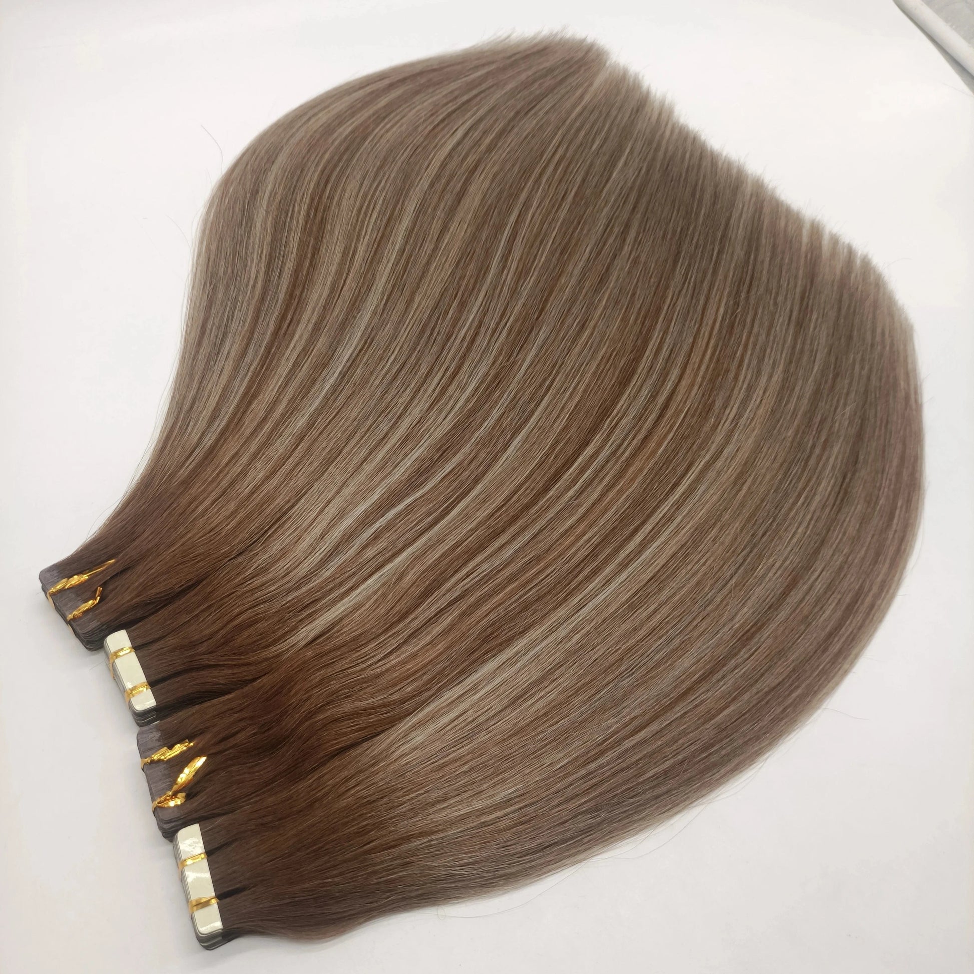 Factory wholesale double draw invisible tape in human hair extensions easy reuse 4~5 times tape hair extensions