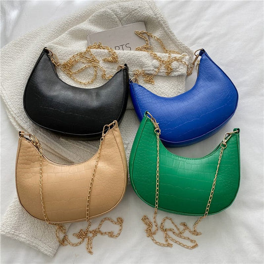 Factory wholesale handbag 2022 girl stone pattern fashion purse women popular design chain bag