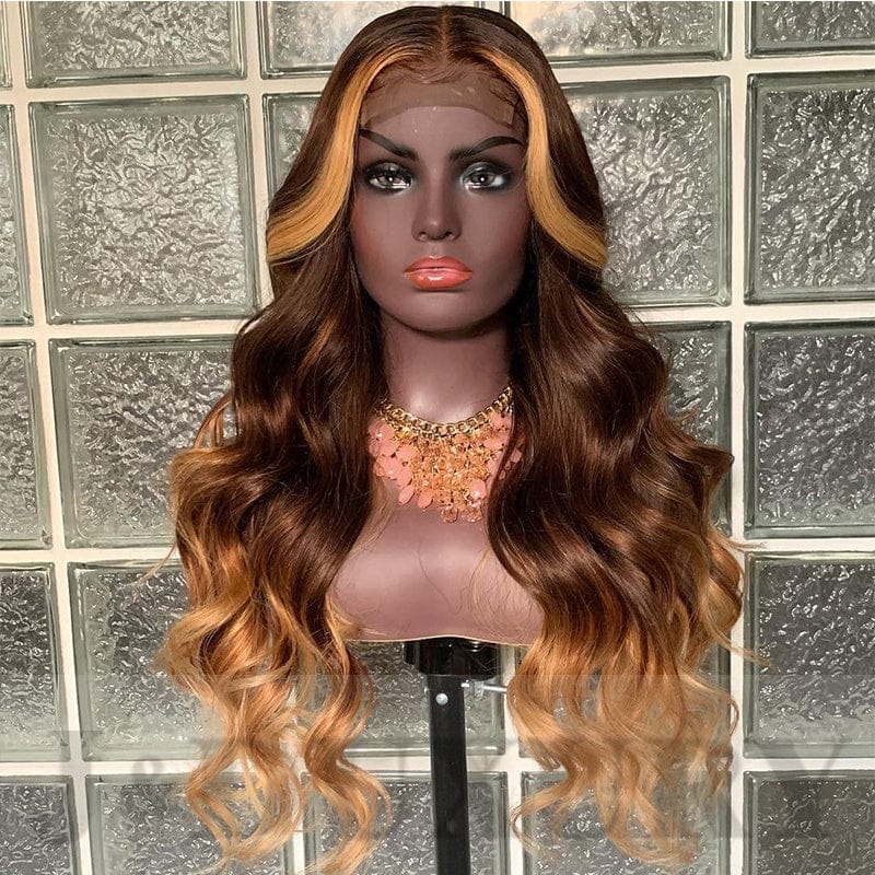 factory wholesale human hair wigs Best grade 12A super body wave deep part HD transparent full lace 13x6 lace front wig
