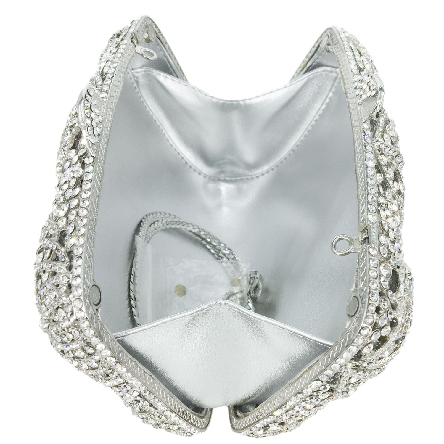 Factory Wholesales  Crystal Rhinestone Clutch Bag for Formal Party Evening Handbag Jewel Box Minaudere Dress Purse