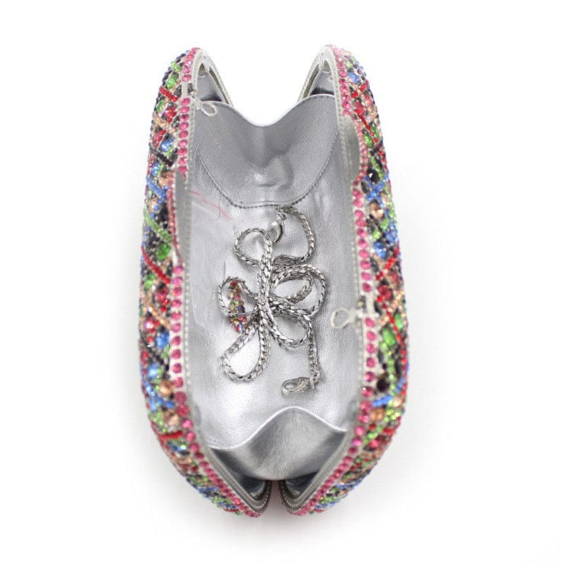 Factory Women Clutch Bags Rhinestone Evening Ladies Clutches Wallet Chain Handbags Luxury Bridal Wedding Party Purse