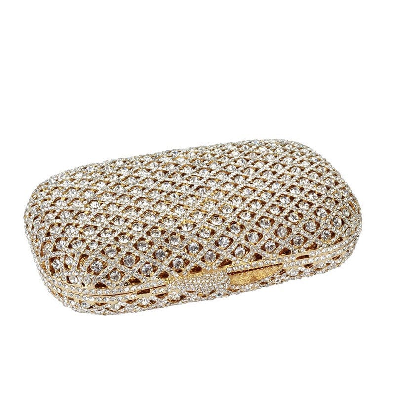 Factory Women Clutch Bags Rhinestone Evening Ladies Clutches Wallet Chain Handbags Luxury Bridal Wedding Party Purse