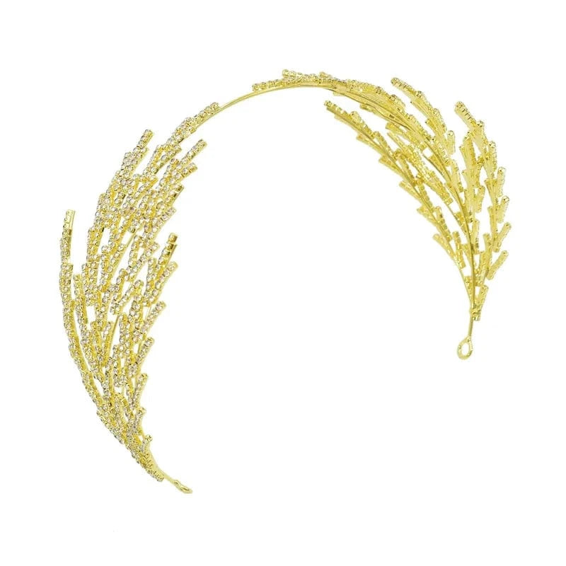 Fairy European Bridal Accessories Wedding Rhinestone Hair Hoop Jewelry Handmade Micro Pave Diamond Crystal Princess Tiara