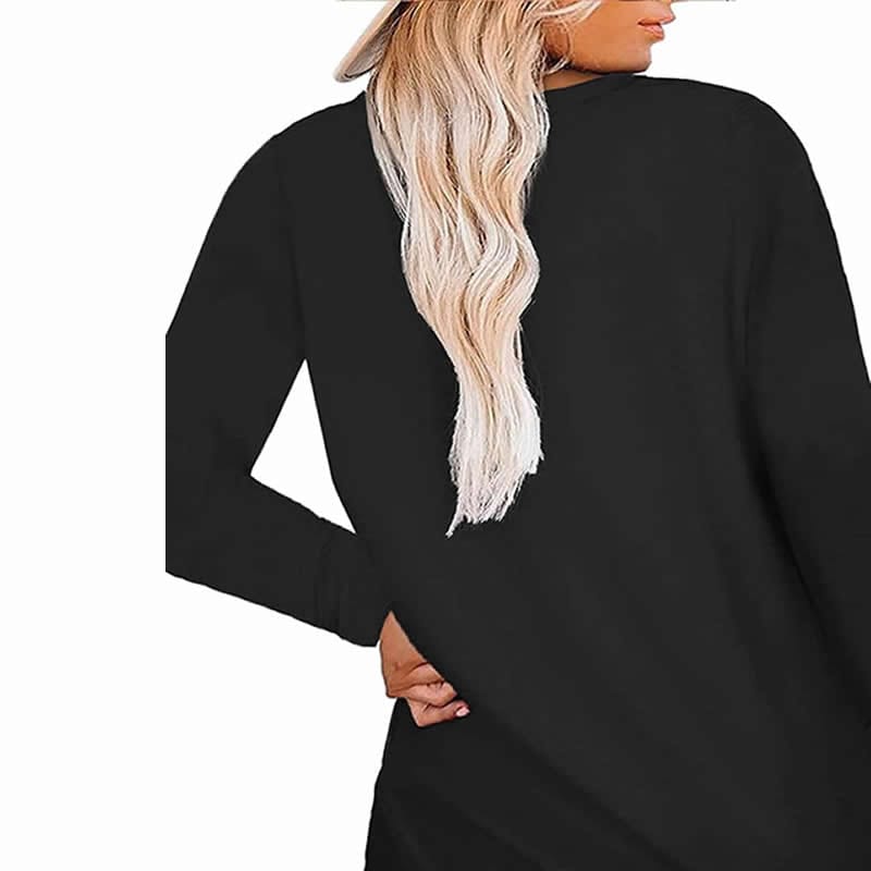 faith Hope Love pattern Plus Size Women's Top Autumn X-Large-5X-Large woman clothes y2k t shirt oversized long sleeve tshirt