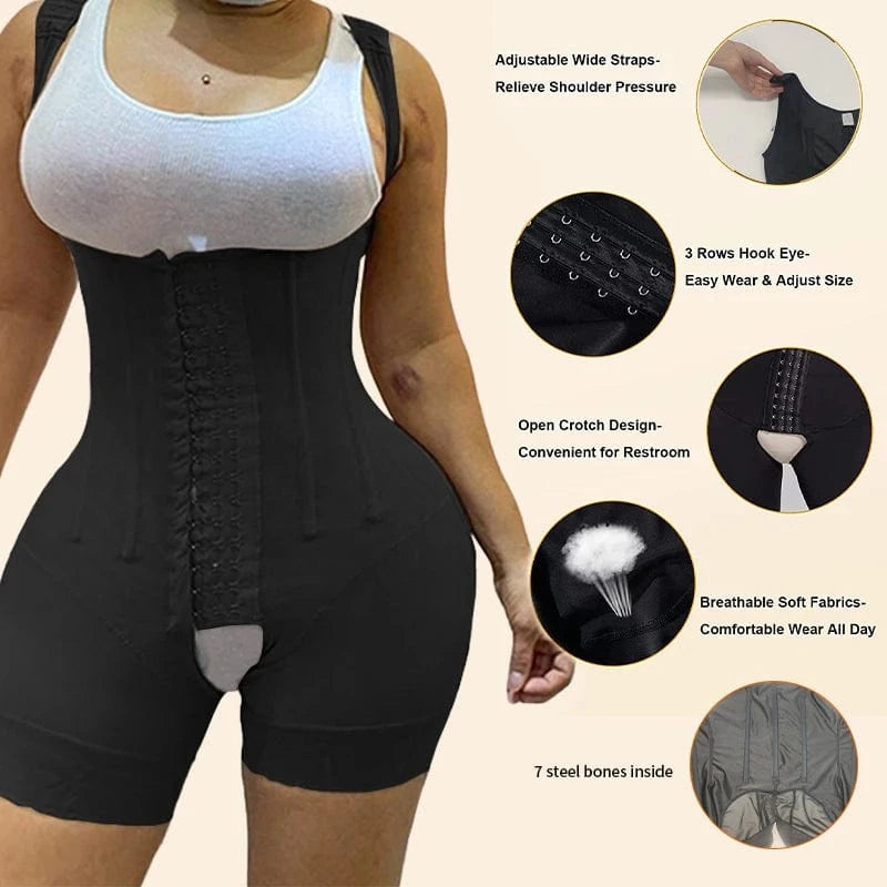 fajas reloj de arena colombiana original Post BBL Surgery Tummy Control Shaper Butt Lift Girdle Shapewear Fajas-reductor  Shaper