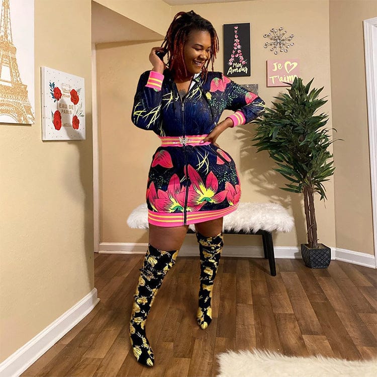 Faldas Para Mujer New Arrivals Women 3Xl 4XL 5XL Elegant Dress Party Apparel Slim Lady Dress Plus Size Women's Dresses