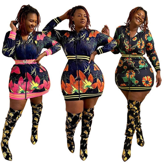 Faldas Para Mujer New Arrivals Women 3Xl 4XL 5XL Elegant Dress Party Apparel Slim Lady Dress Plus Size Women's Dresses