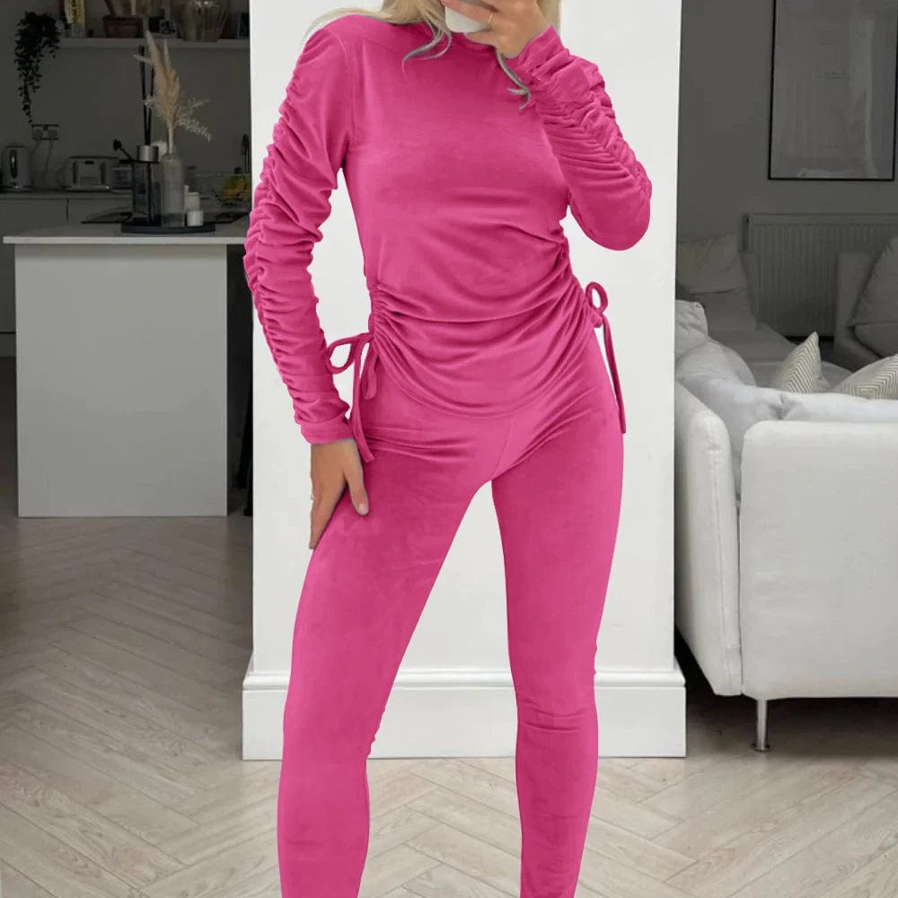 Fall 2023 Trouser And Top Set For Ladies Pants Sets For Women Two Pieces