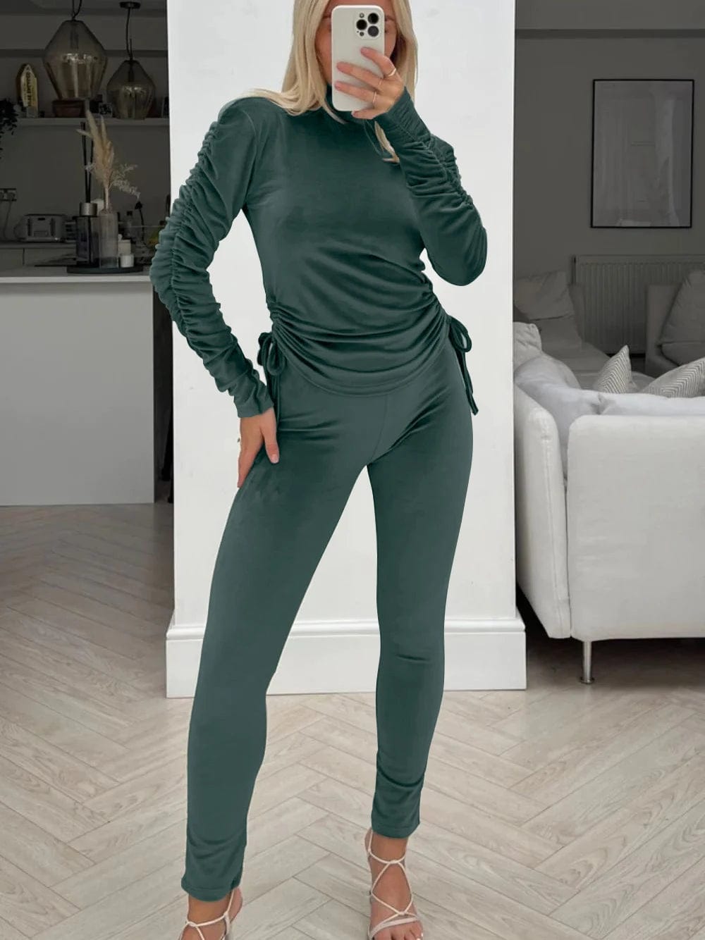 Fall 2023 Trouser And Top Set For Ladies Pants Sets For Women Two Pieces