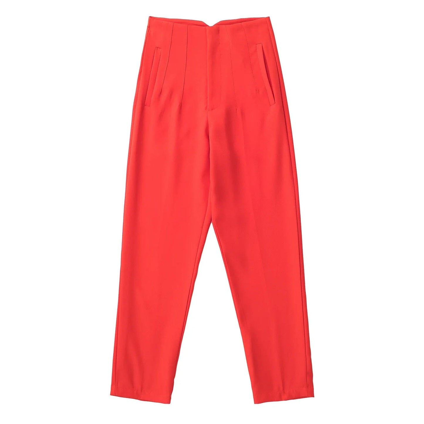 Fall autumn plain casual harem pant high waist womens dress pant formal suit office pants for ladies