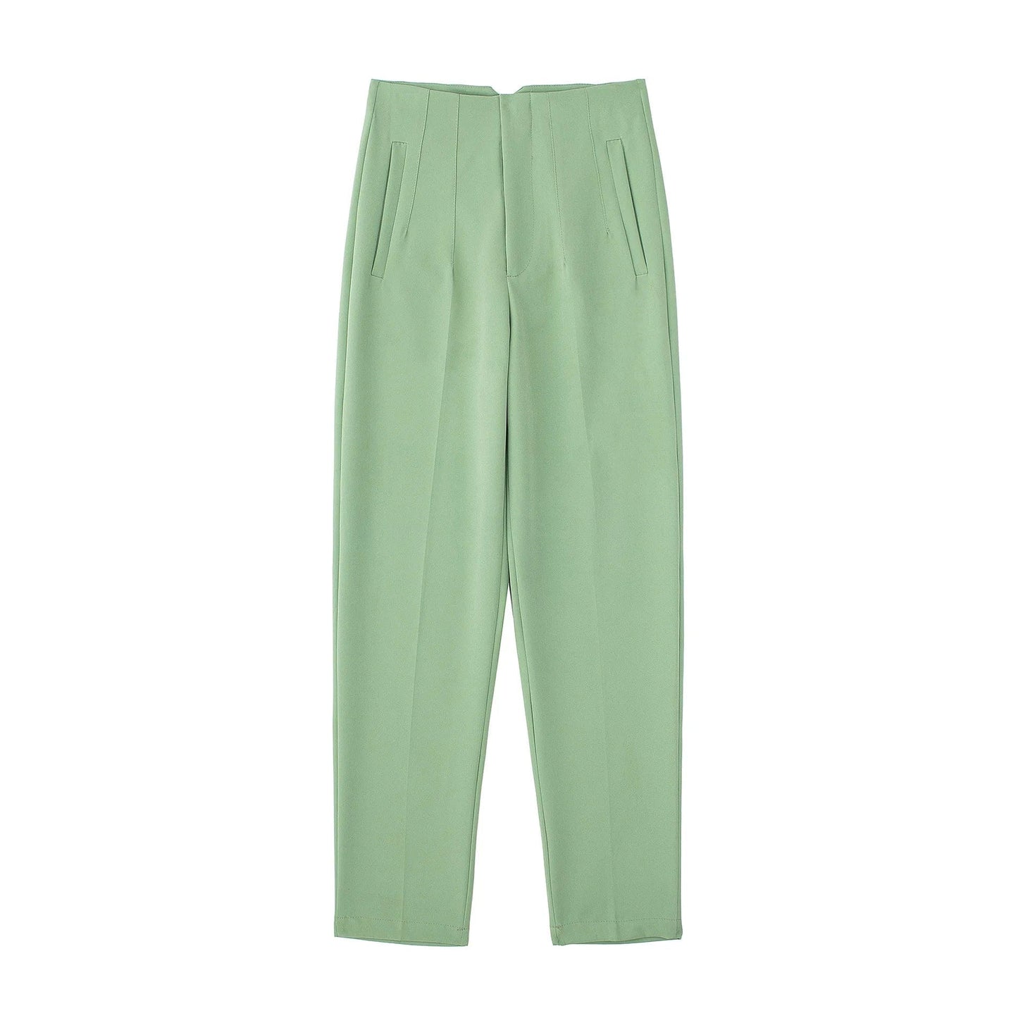 Fall autumn plain casual harem pant high waist womens dress pant formal suit office pants for ladies