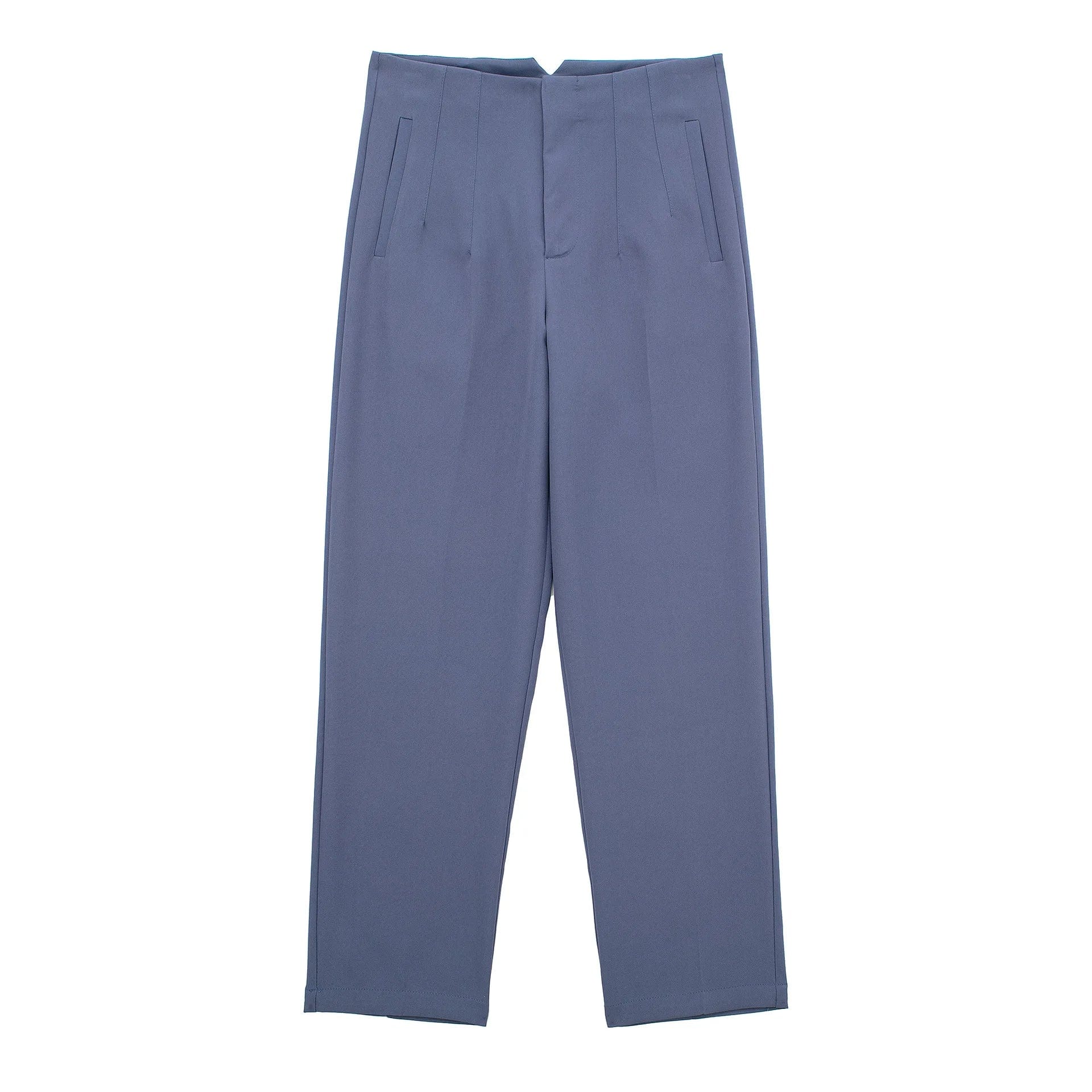 Fall autumn plain casual harem pant high waist womens dress pant formal suit office pants for ladies