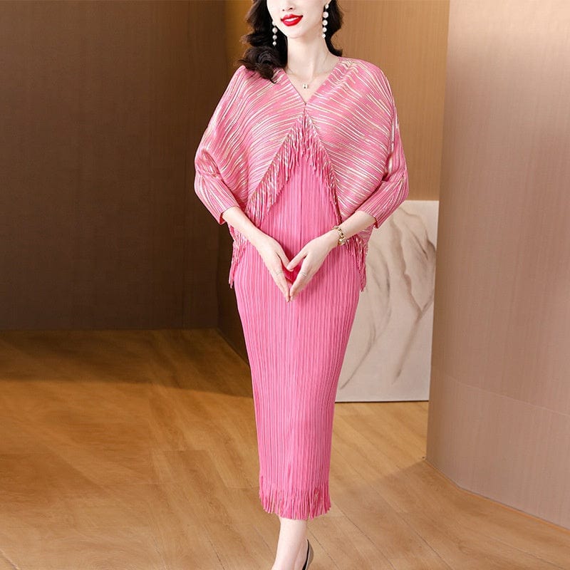 Fall Elegant Indian Pleated Ruffle Plus Size Engagement Birthday Dresses Women's Tiered Elegance Ladys Long Evening Dresses