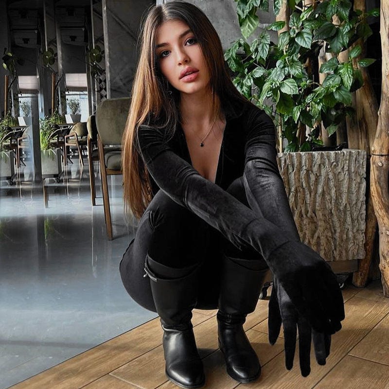 Fall Fashion Solid Color Bodycon Zipper Jumpsuits One Piece Romper for Women 2023 Sexy Casual Women's Hooded Romper