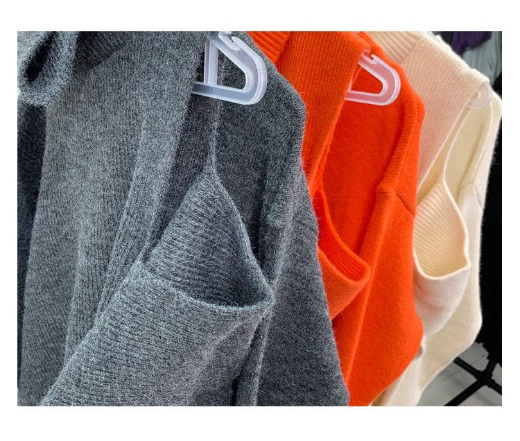 Fall ladies knitwear elegant turtleneck poncho 2 piece dress set vintage long sleeve ribbed knit sweater dress women clothing