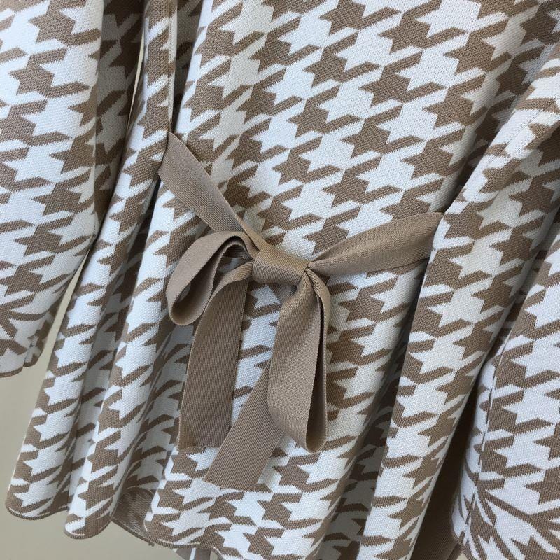 Fall New arrived 2022 women long sleeve knit fashionable sweater cardigan set with Pants 2 piece set for ladies