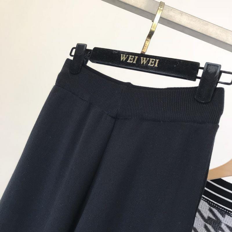 Fall New arrived 2022 women long sleeve knit fashionable sweater cardigan set with Pants 2 piece set for ladies