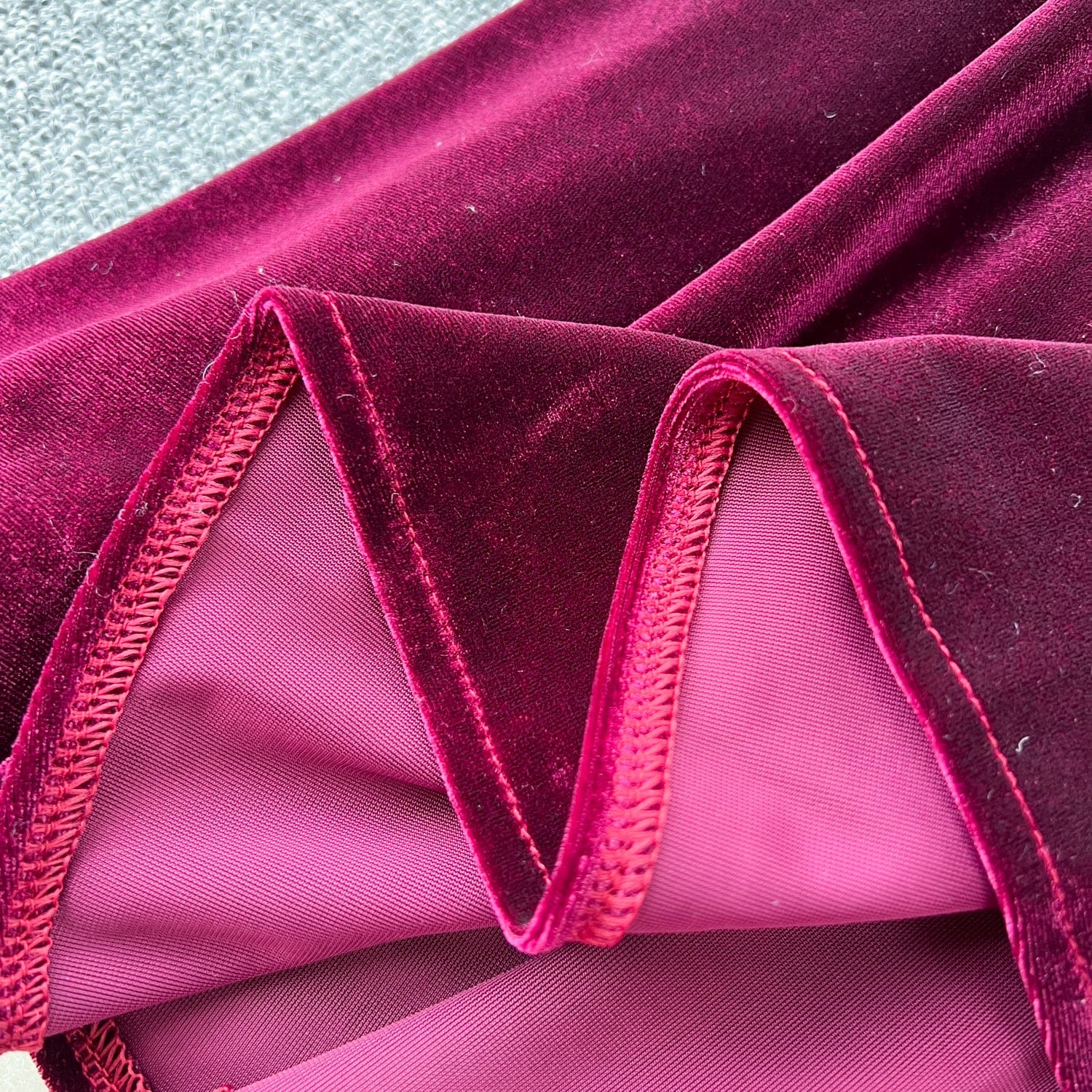 Fall New French Retro Hepburn Style Lapel Single Breasted Velvet Dress Woman