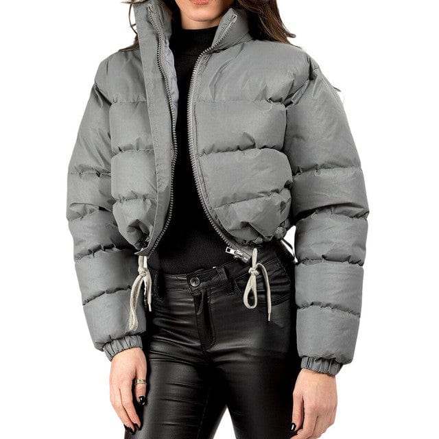 Fall Winter Clothes for Women  2023 Luxury Warm Puffer Jacket Cropped Coat y2k Hot Padding Short Down Coat New crop top jacket