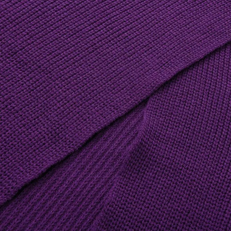 Fall Winter Trendy Fashionable Ladies Casual Turtleneck Pullover Woman Tops Long Split Knit Womens Sweaters